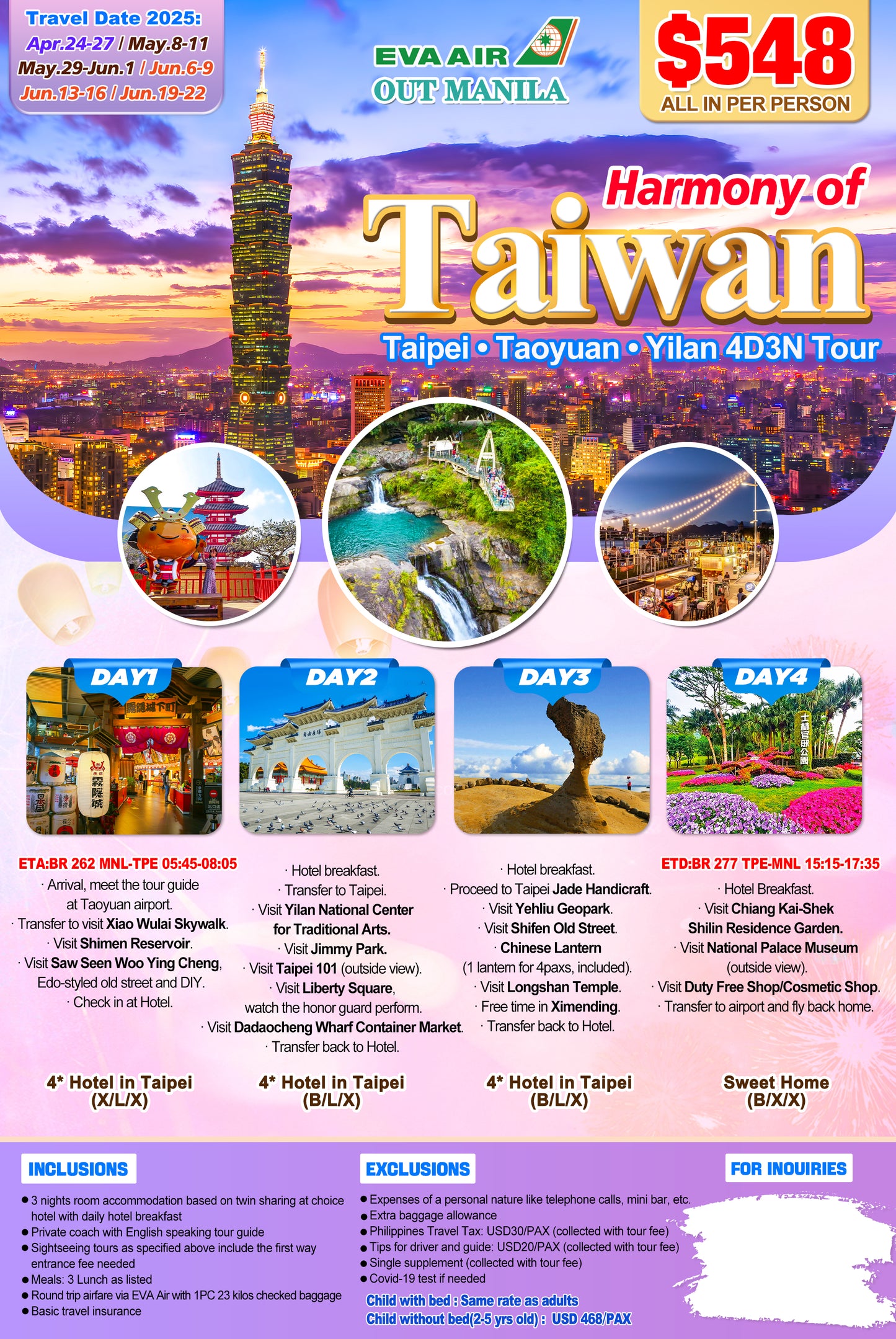 Harmony of Taiwan $548