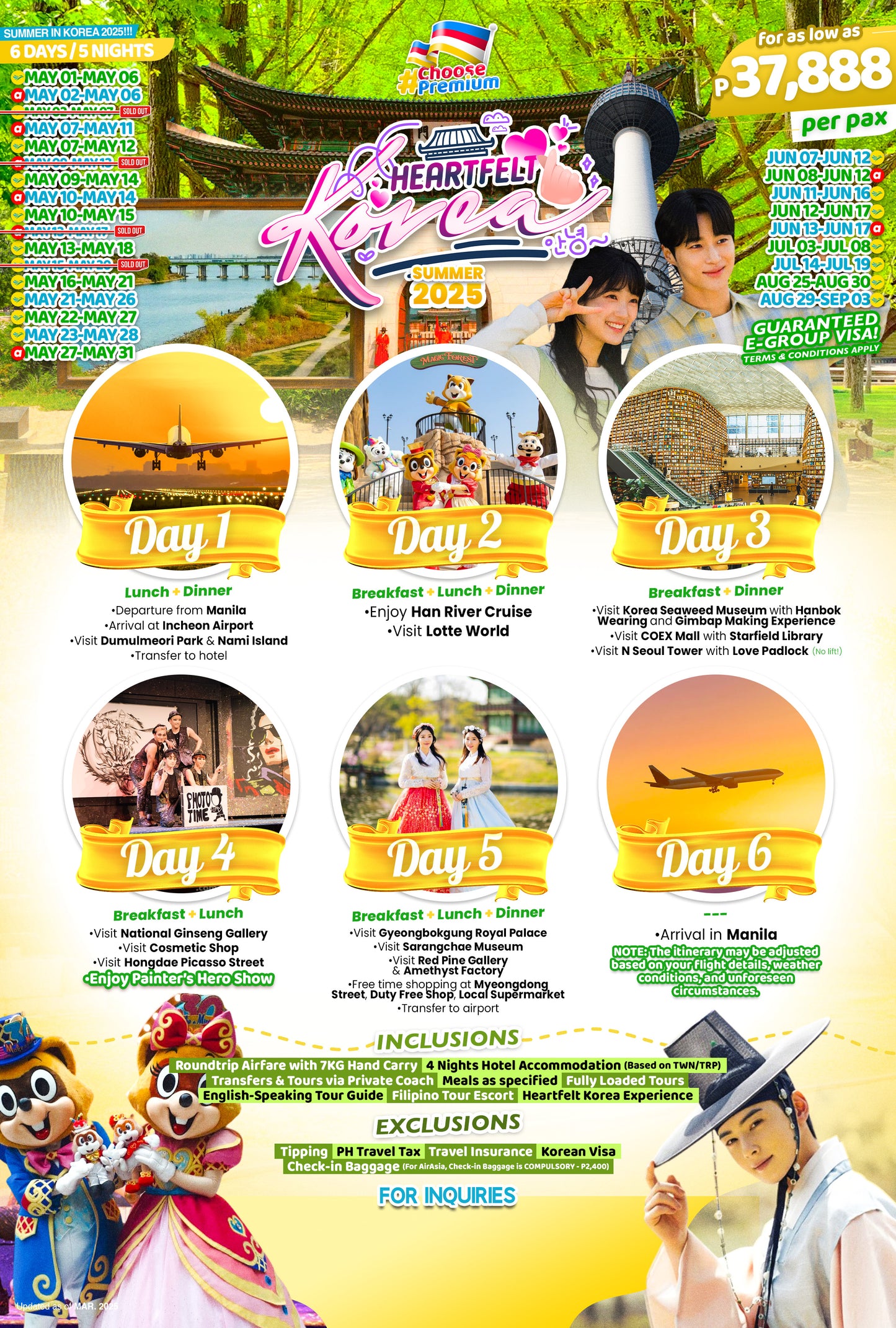 Heartfelt Korea P37,888