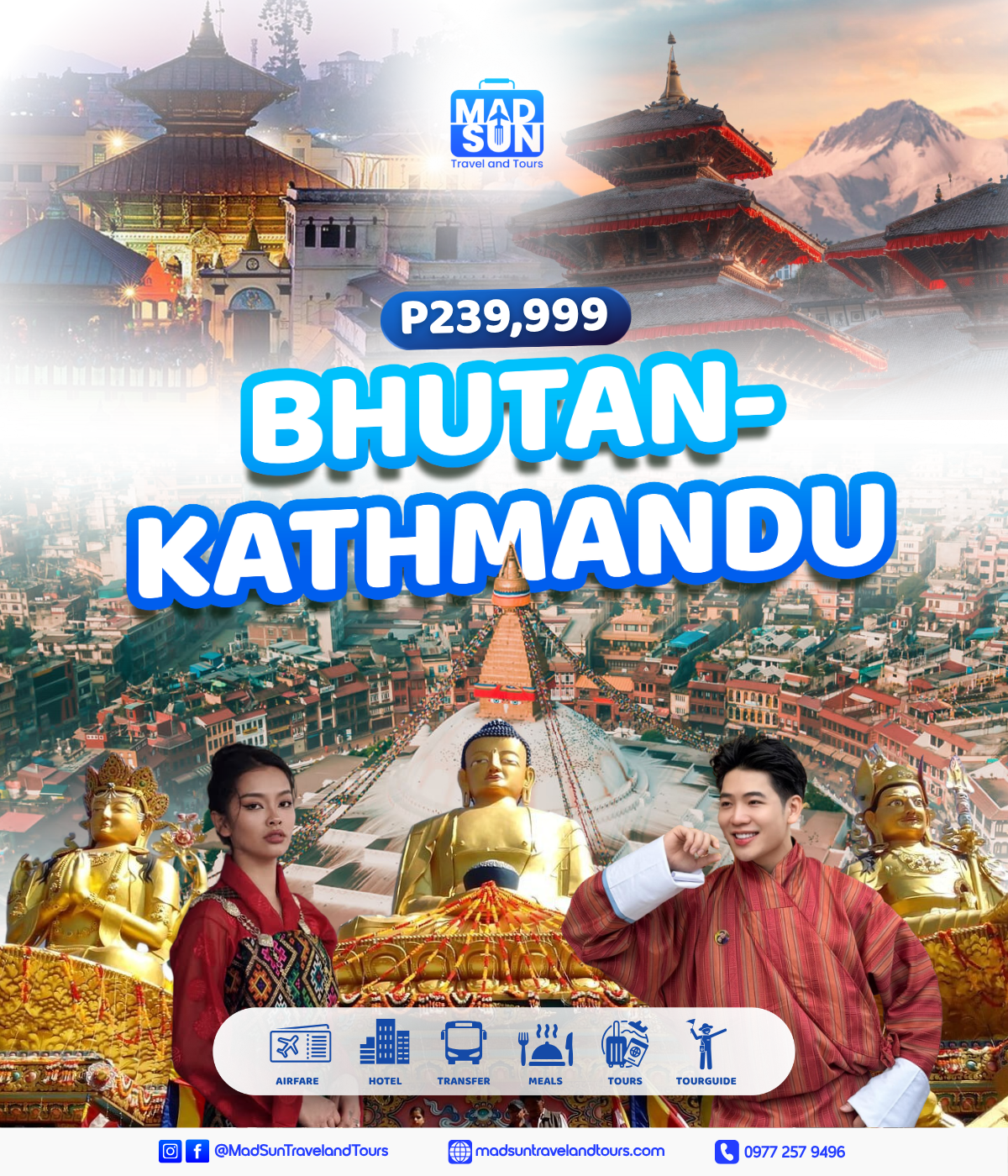 8D7N Bhutan-Kathmandu P239,999
