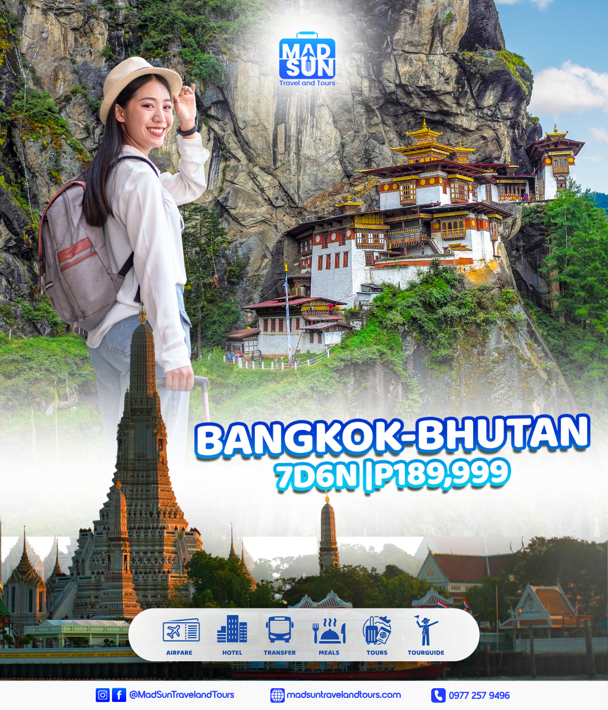 7D6N Bangkok-Bhutan P189,999