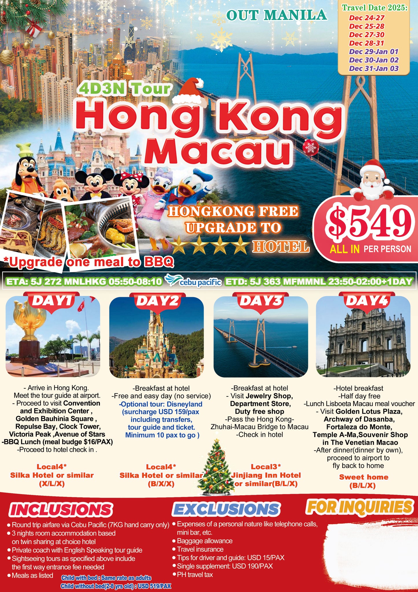 Hongkong $449