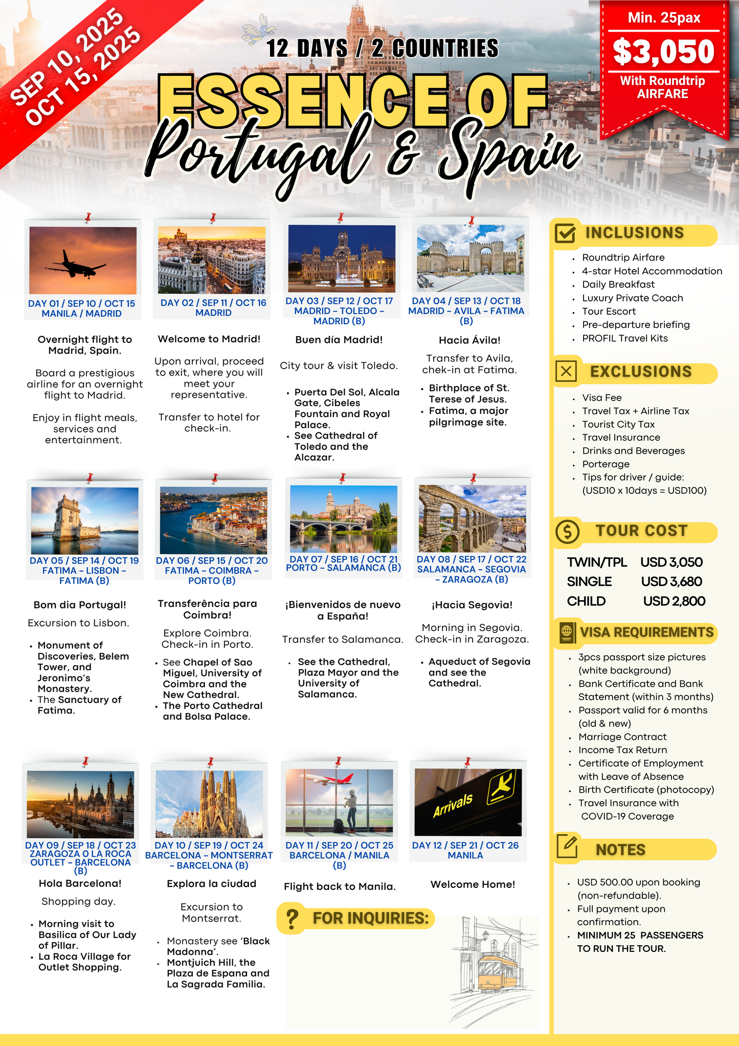 Essence of Portugal and Spain $2890