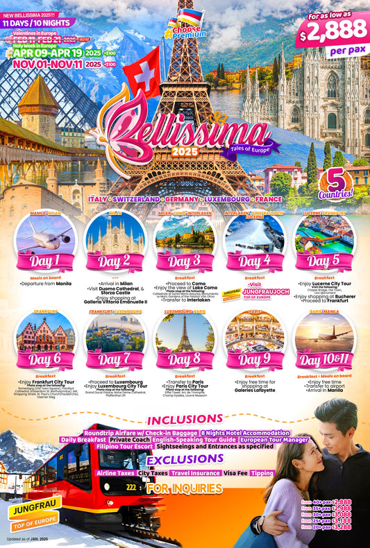 Belissima Tales of Europe $2888