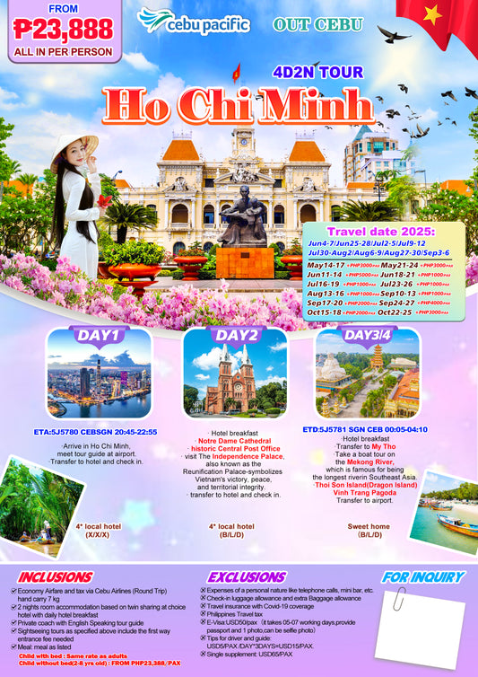 Ho Chi Minh P23,888